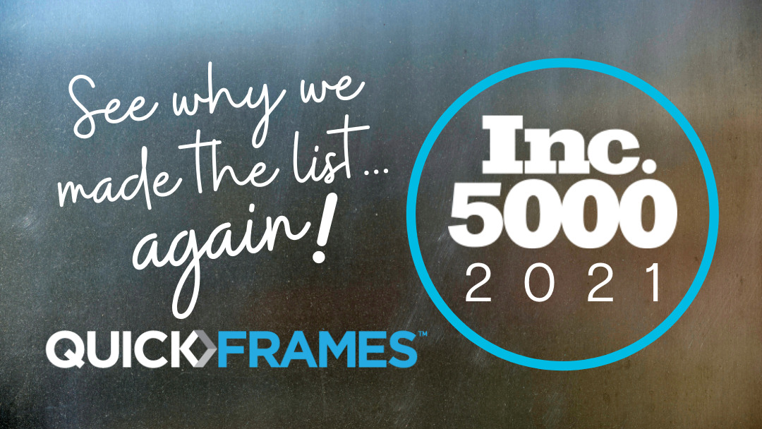 QuickFrames makes Inc.5000 list second year running